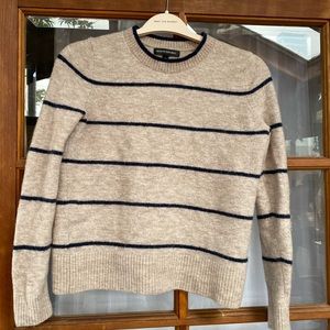 Banana Republic Black and Tan striped sweater